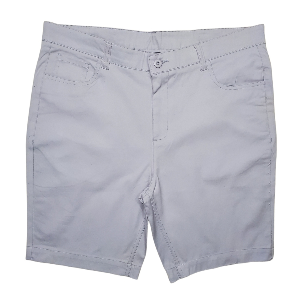 Light Gray Flat Front Shorts Size 36 NWOT